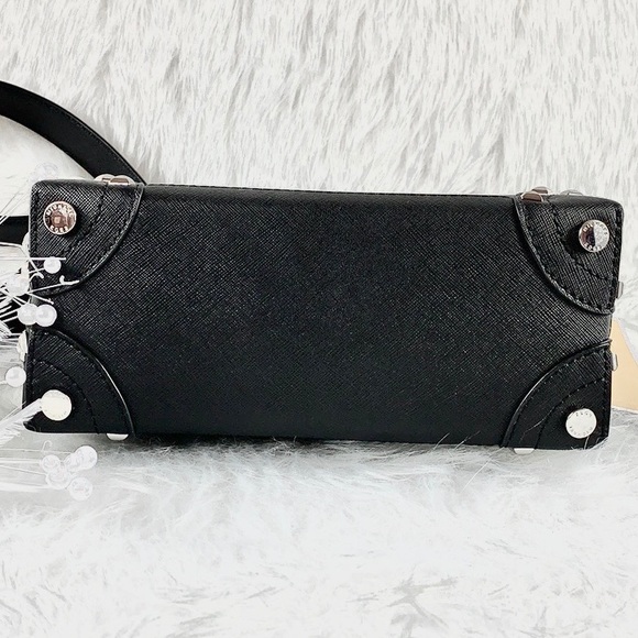 🖤New Michael Kors 🖤 Tina Studded Small Trunk Bag - Picture 7 of 8